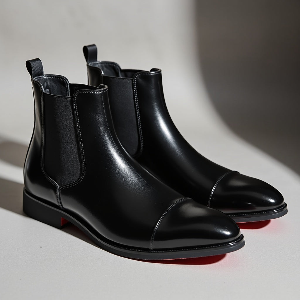 Talia | Giovanni Rossi Leather Chelsea Boots