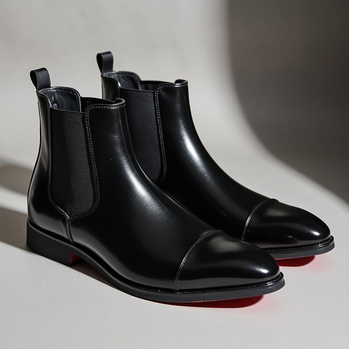 Talia | Giovanni Rossi Leather Chelsea Boots