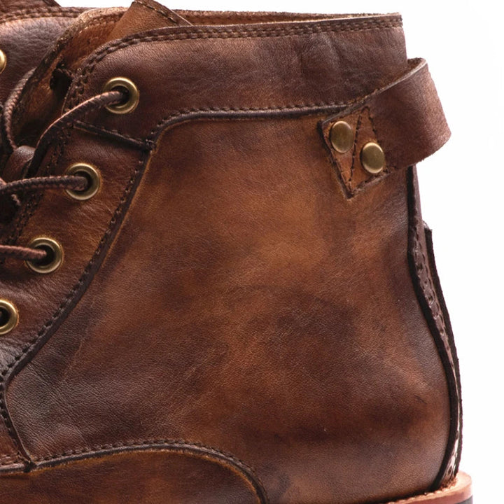 Talia | Retro Round Nose Men's Boots