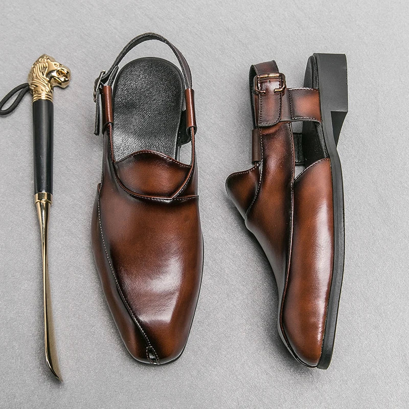 Talia | Cambridge Leather Cutout Loafers