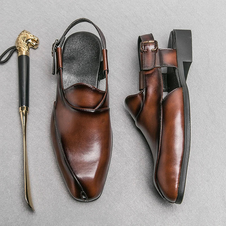 Talia | Cambridge Leather Cutout Loafers