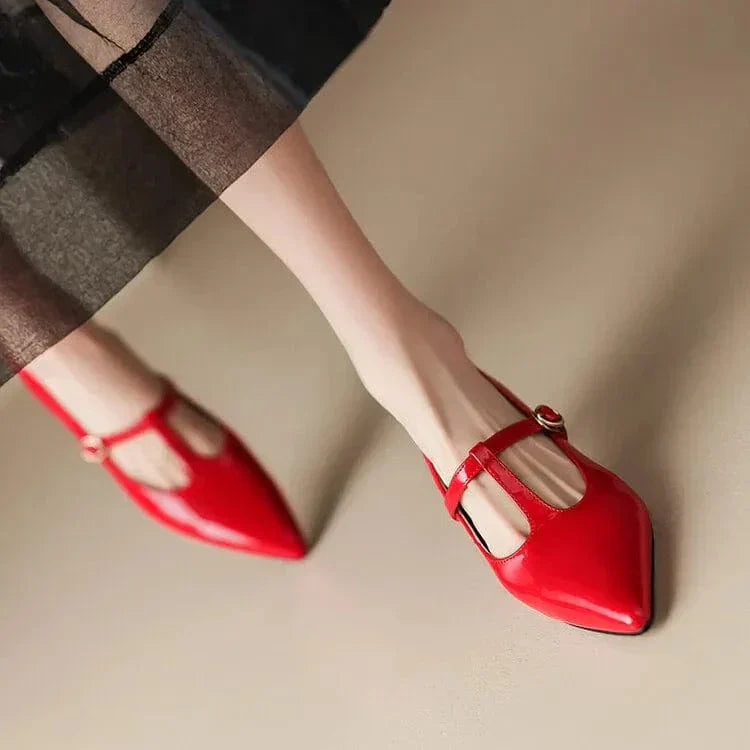 Talia | SOLENELLE – OLYSA PATENT LEATHER KITTEN HEELS