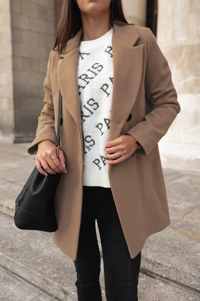 Talia | Elegant Lapel Coat
