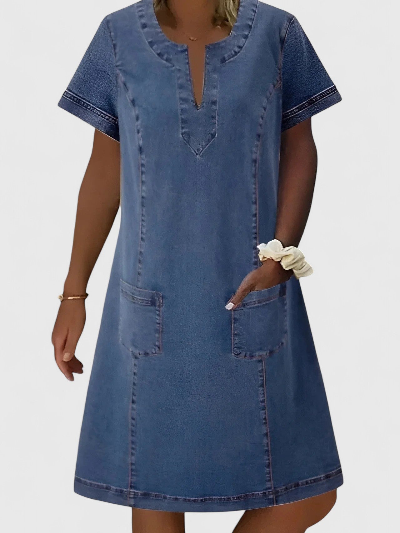 Talia | Elegant Denim Dress