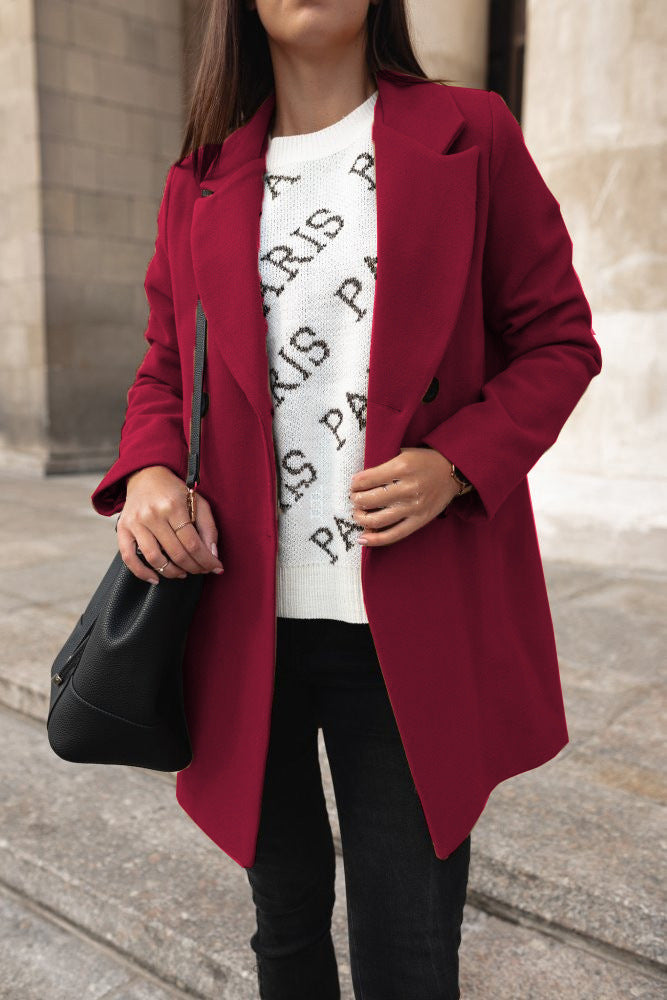 Talia | Elegant Lapel Coat