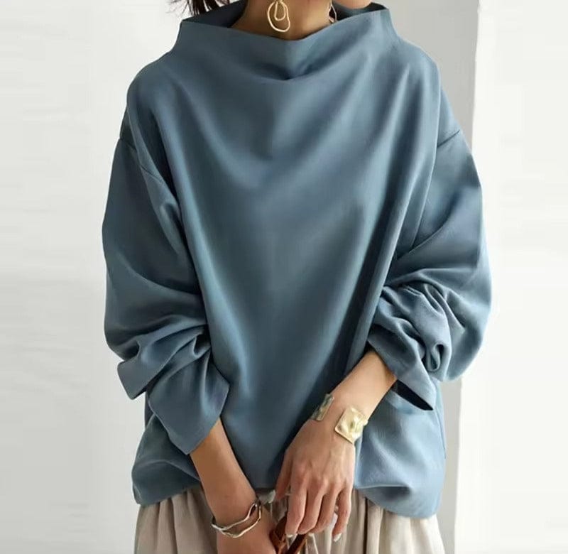 Talia | High-Neck Soft Knit Top