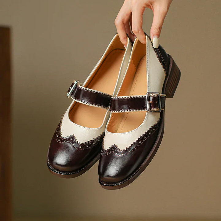 Talia | Leather Mary Janes