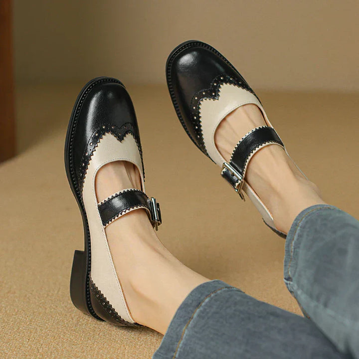 Talia | Leather Mary Janes