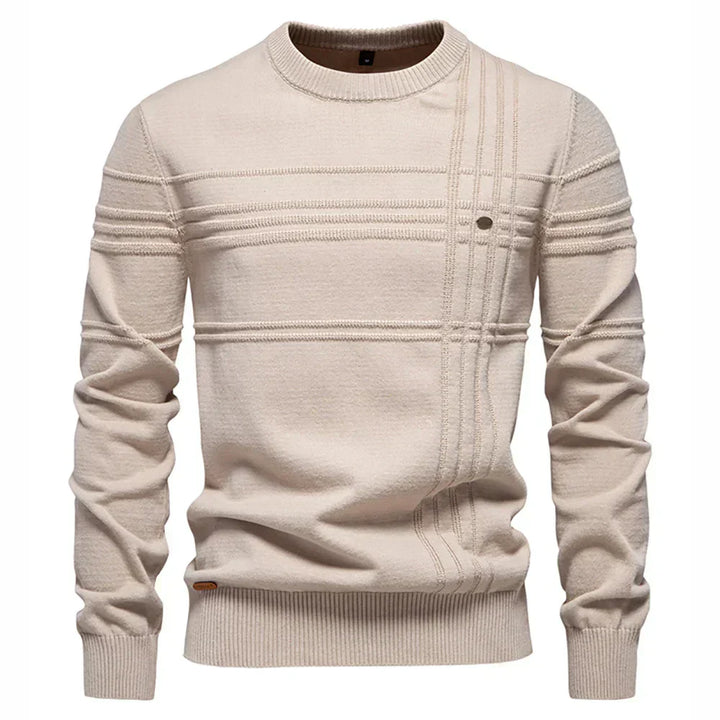 Talia | Trendy men’s sweater with check pattern