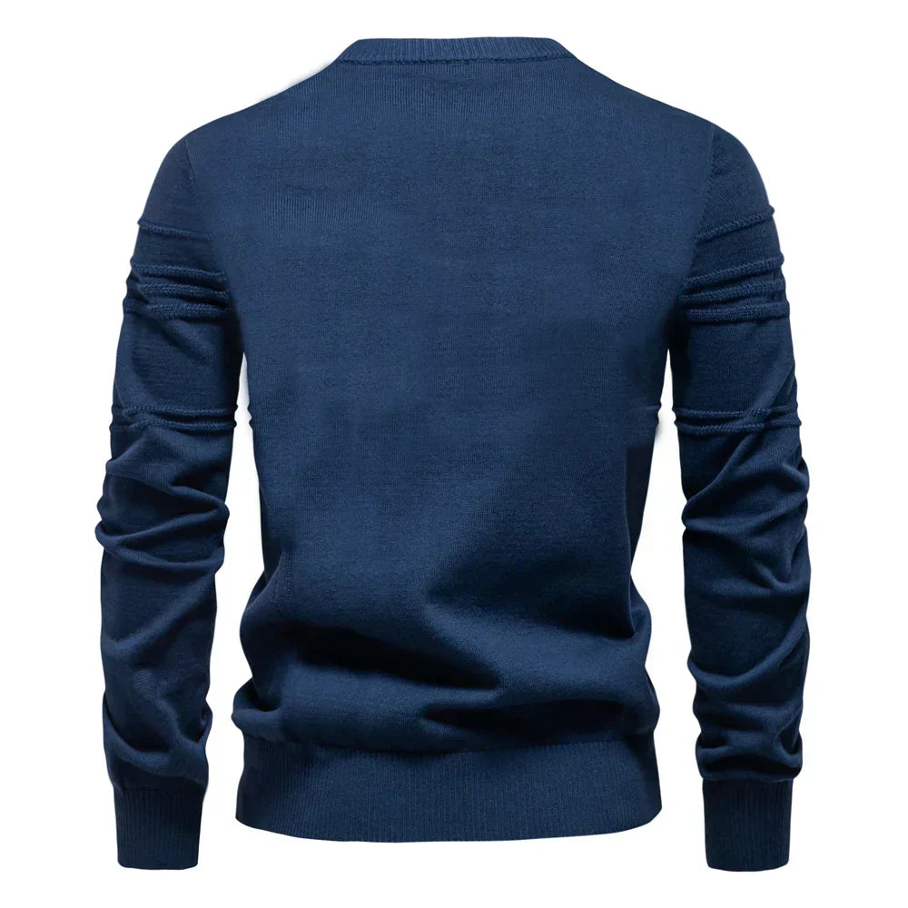 Talia | Trendy men’s sweater with check pattern