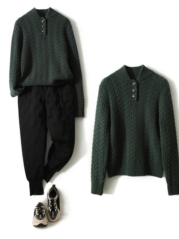 Talia | Arden Button-Up Sweater