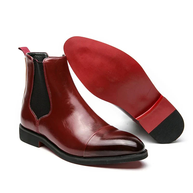Talia | Giovanni Rossi Leather Chelsea Boots