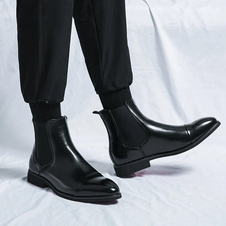 Talia | Giovanni Rossi Leather Chelsea Boots