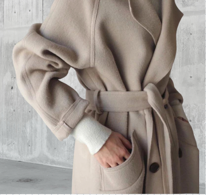 Talia | Longline Wool Coat