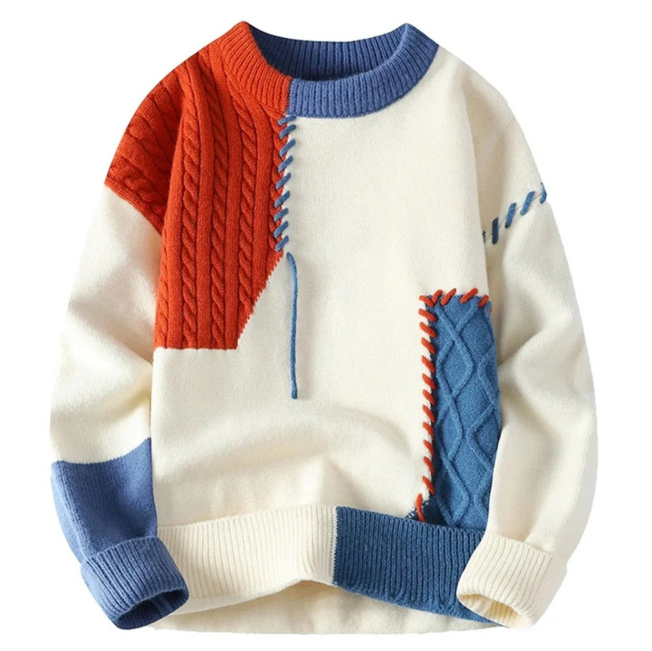 Talia | Patchwork Pullover