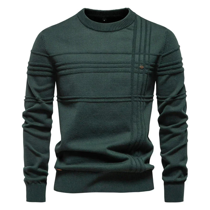 Talia | Trendy men’s sweater with check pattern