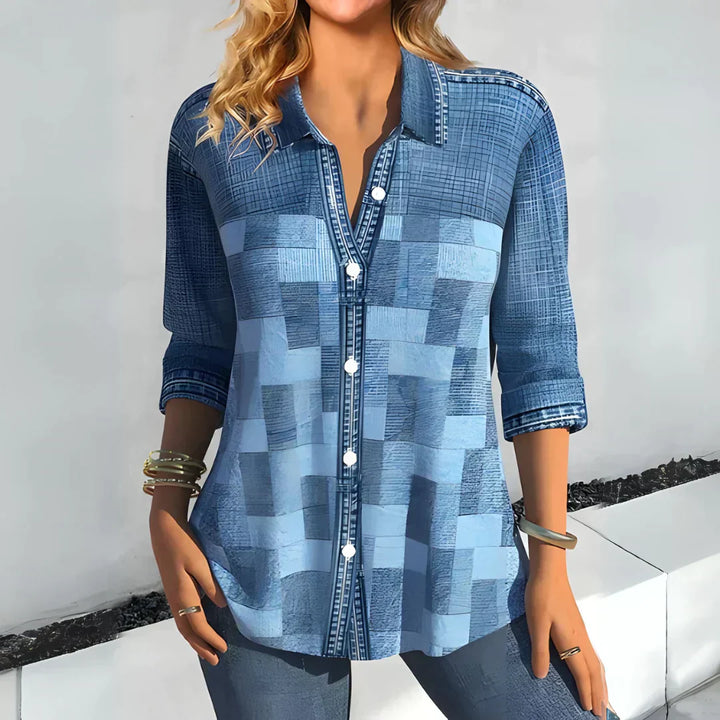 Talia | Relaxed Fit Denim Shirt
