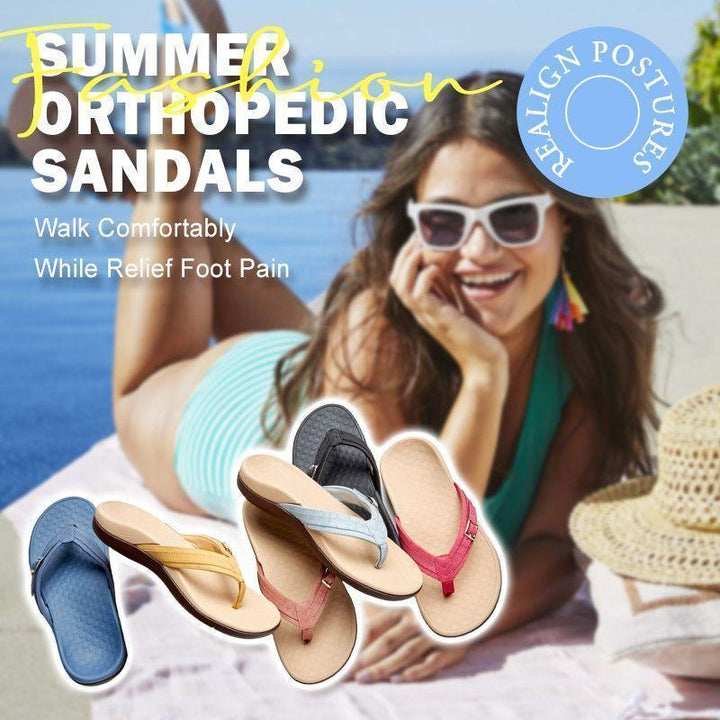 Talia | Orthopedic Arch Support Flip Flops for Women