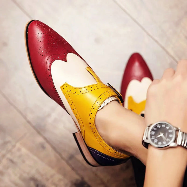 Talia | Maxwell Elm Pointed Oxford Shoes