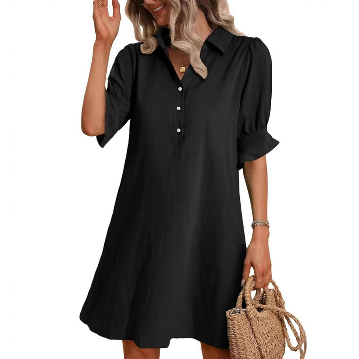 Talia | Elegance Button-Down Dress