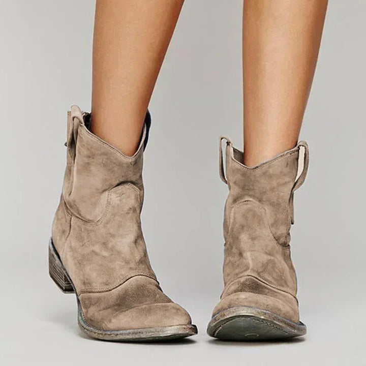 Talia | Vintage Cowboy Ankle Boots