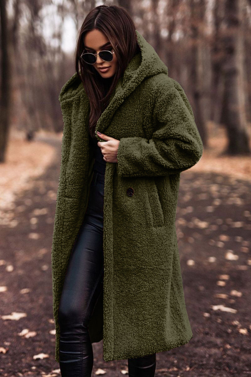 Talia | Warm Woolen Jacket with Hood