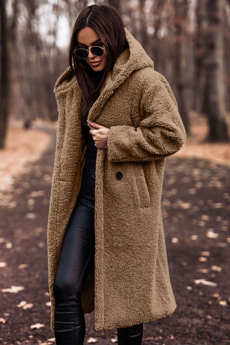 Talia | Warm Woolen Jacket with Hood