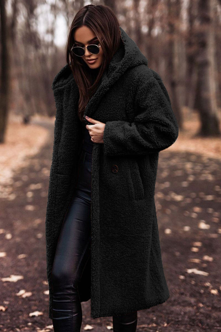 Talia | Warm Woolen Jacket with Hood