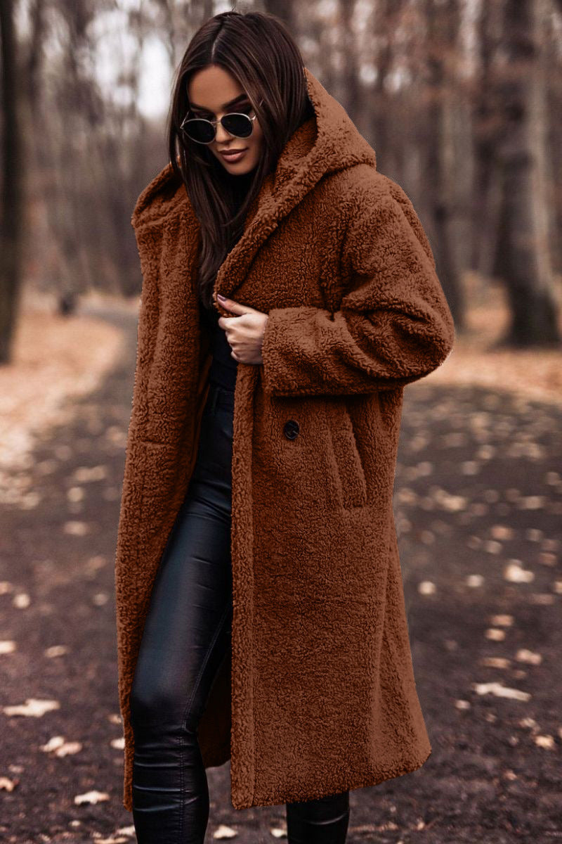 Talia | Warm Woolen Jacket with Hood