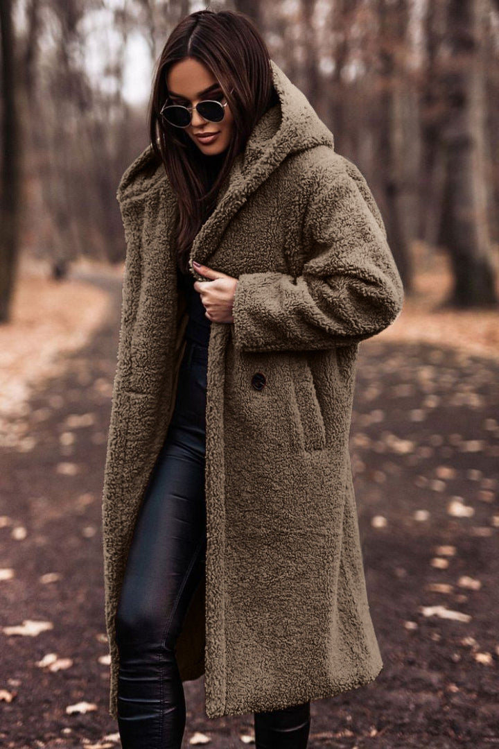 Talia | Warm Woolen Jacket with Hood