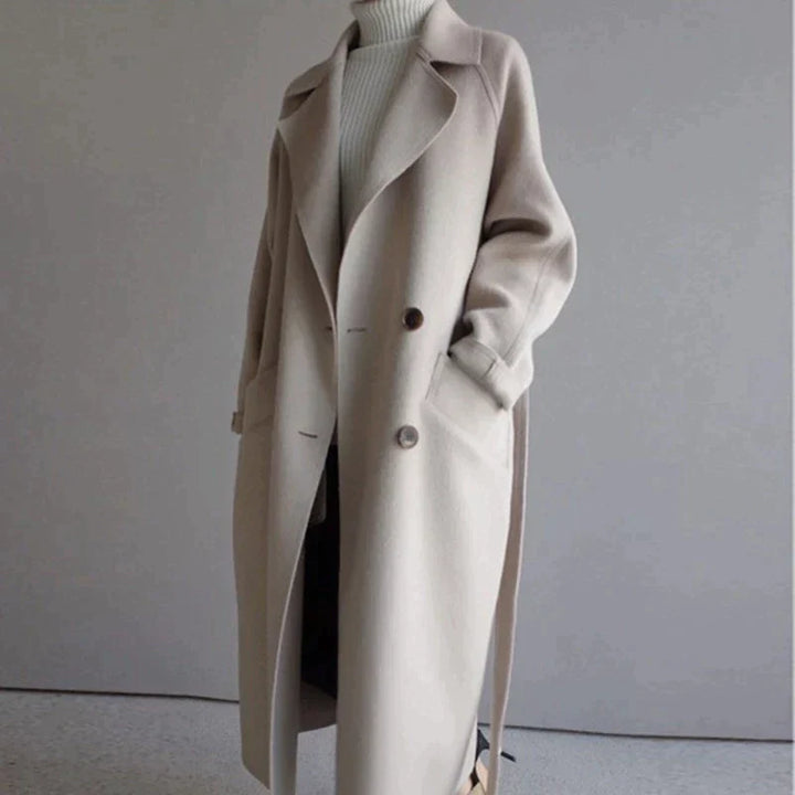Talia | Longline Wool Coat