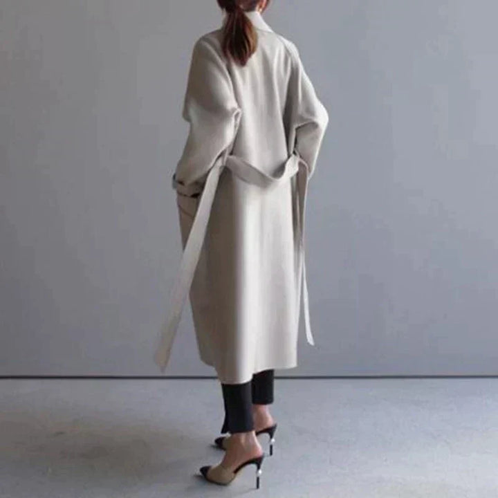 Talia | Longline Wool Coat