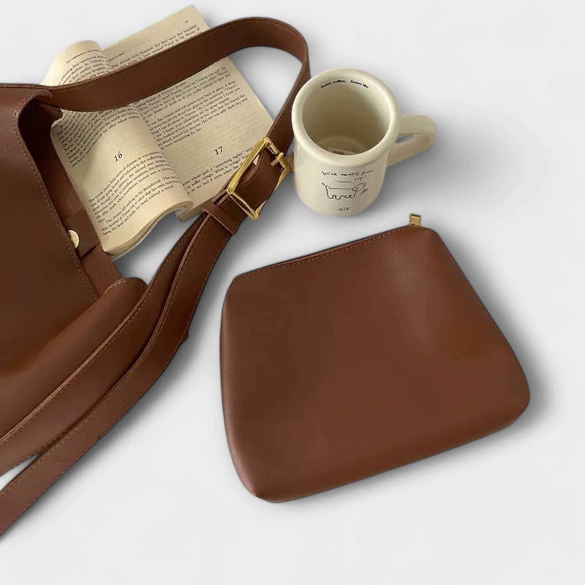 Talia | Elegant Leather Shoulder Bag