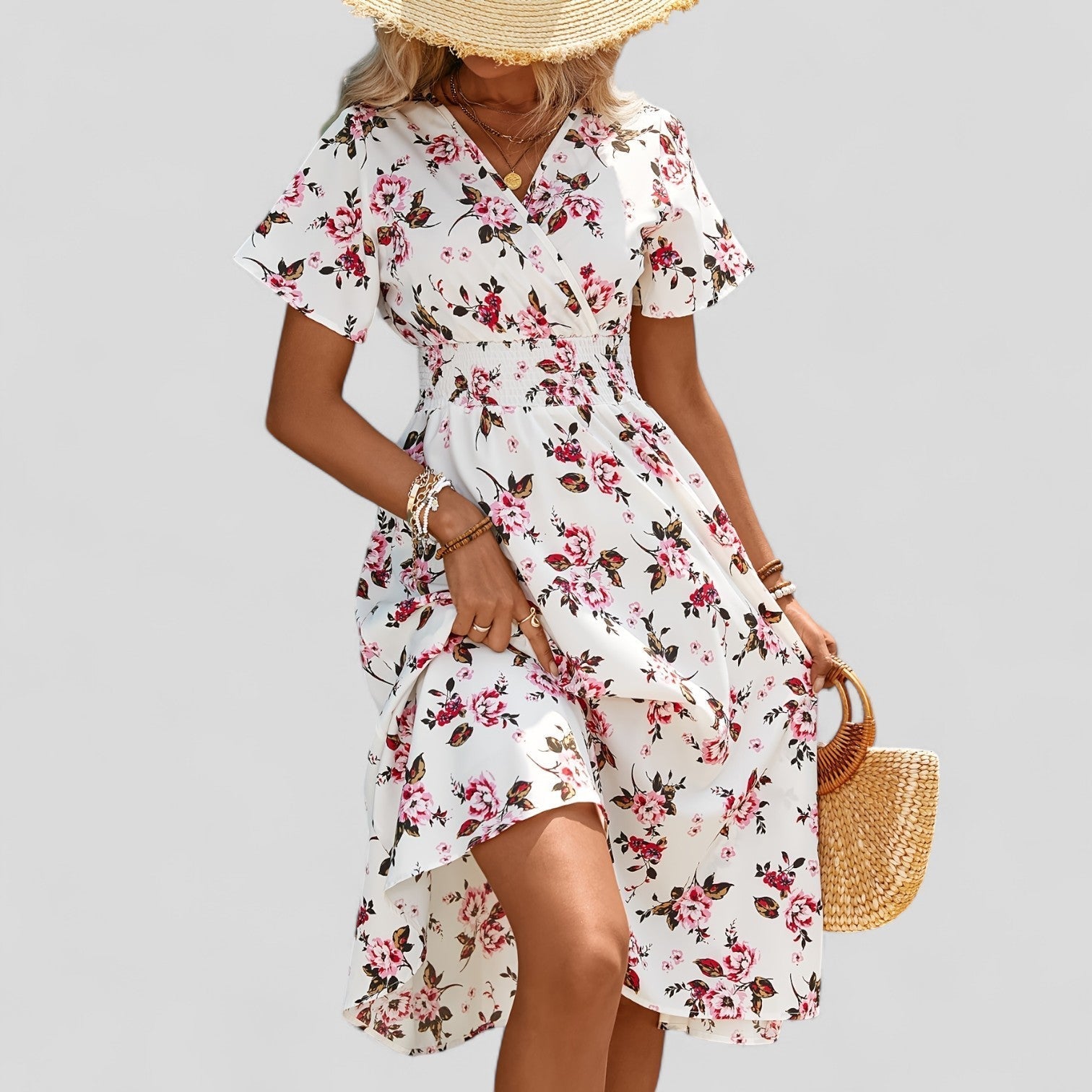 Talia | Comfortable Summer Midi Dress