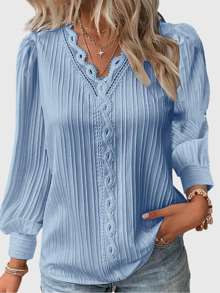 Talia | Elegant Pullover Blouse
