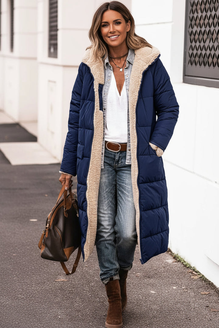 Talia | Long Quilted Coat