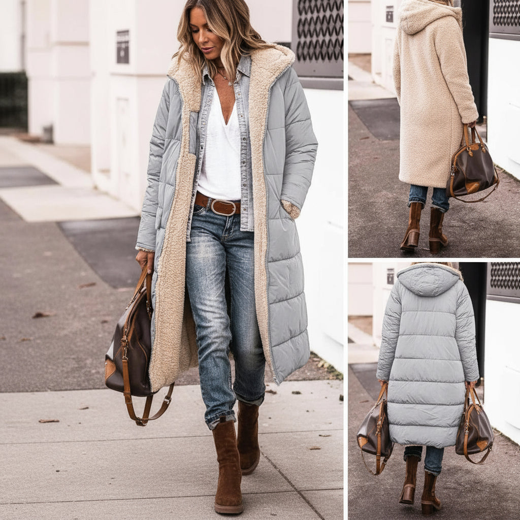 Talia | Long Quilted Coat