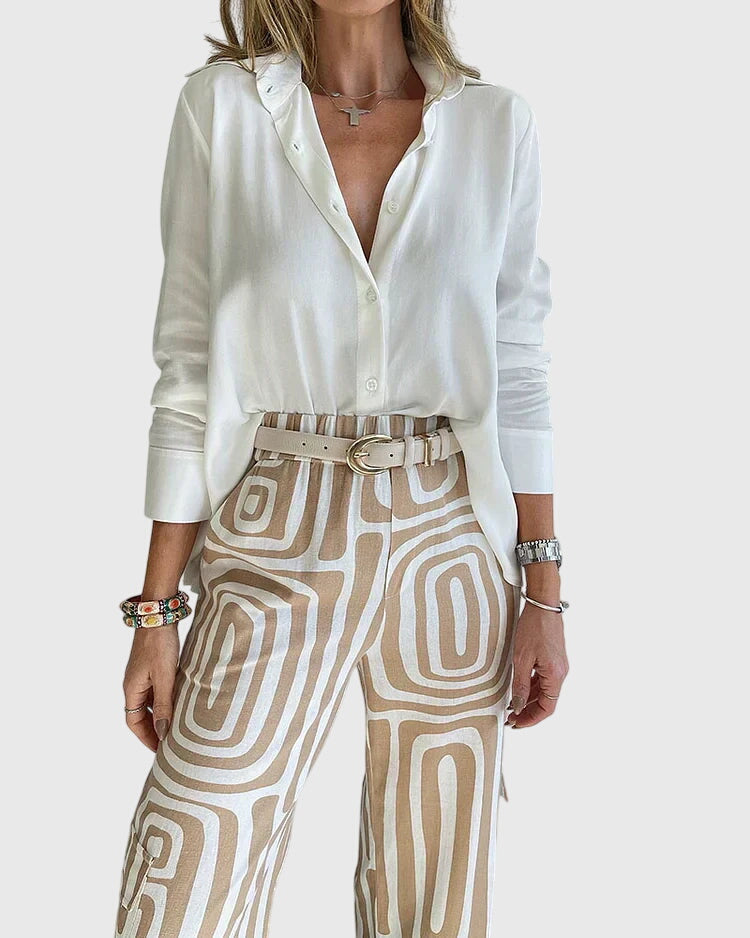 Talia | Stylish Pants + Free Blouse & Belt