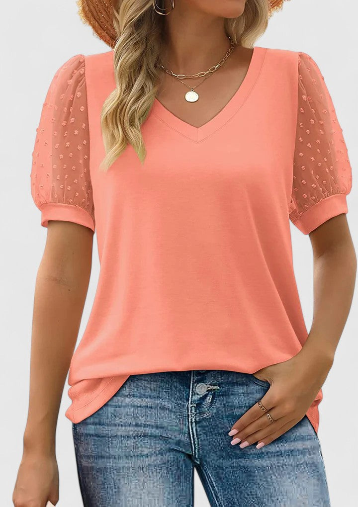 Talia | Comfortable V-Neck Top
