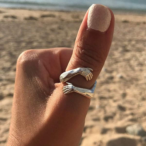 Talia | Silver Embrace Ring