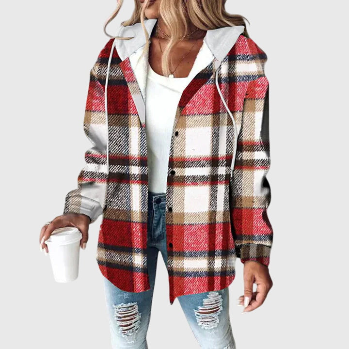 Talia | Women's Mesh Button Placket Jacket