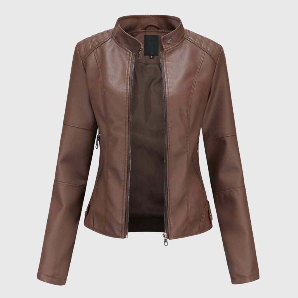 Talia | Stylish Leather Jacket for Women