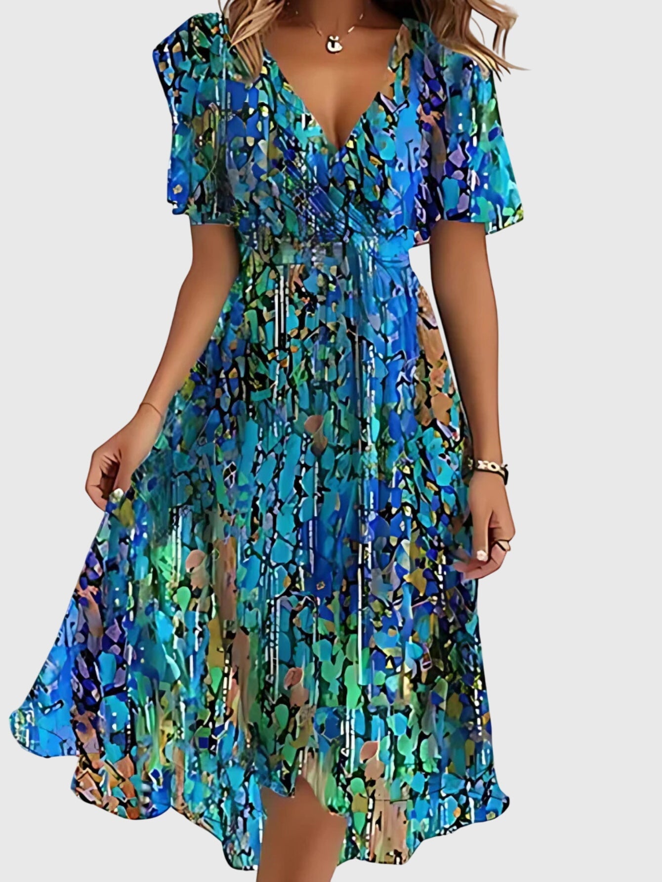 Talia | Summer Dress With Belly Cover