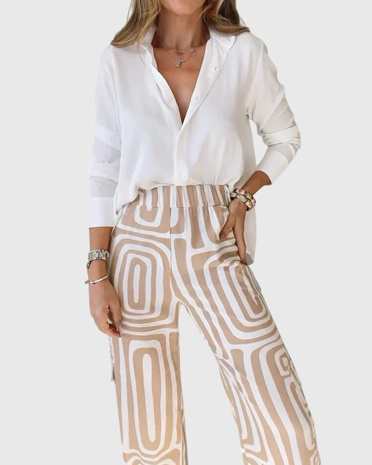 Talia | Stylish Pants + Free Blouse & Belt