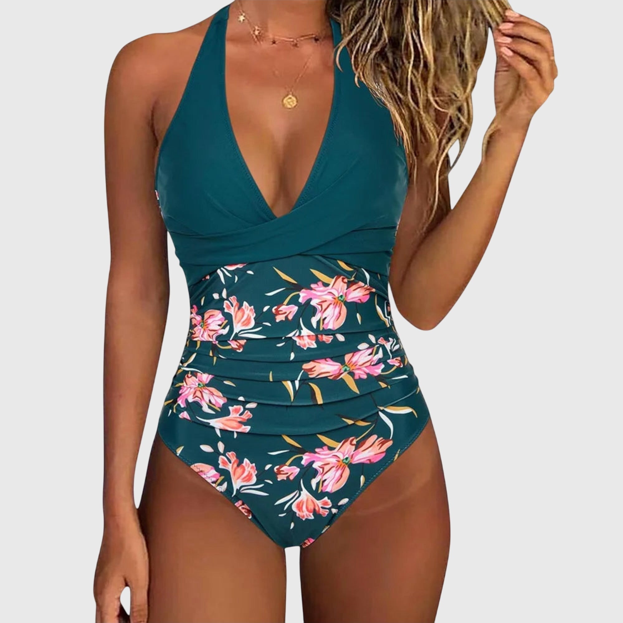 Talia | Elegant Swimsuit with V-Neck