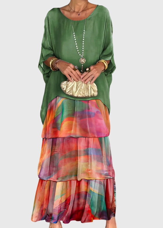 Talia | Long and Flowing Elegant Dress