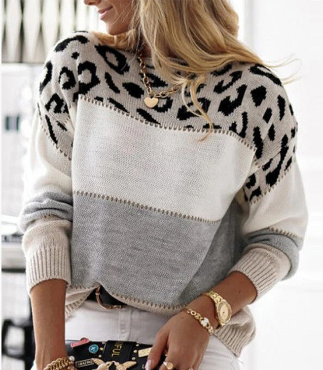 Talia | Chic Leopard Sweater