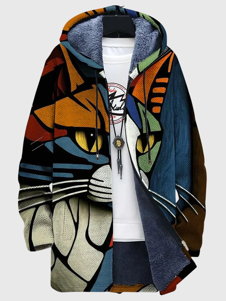 Talia | Jacket with Artistic Print