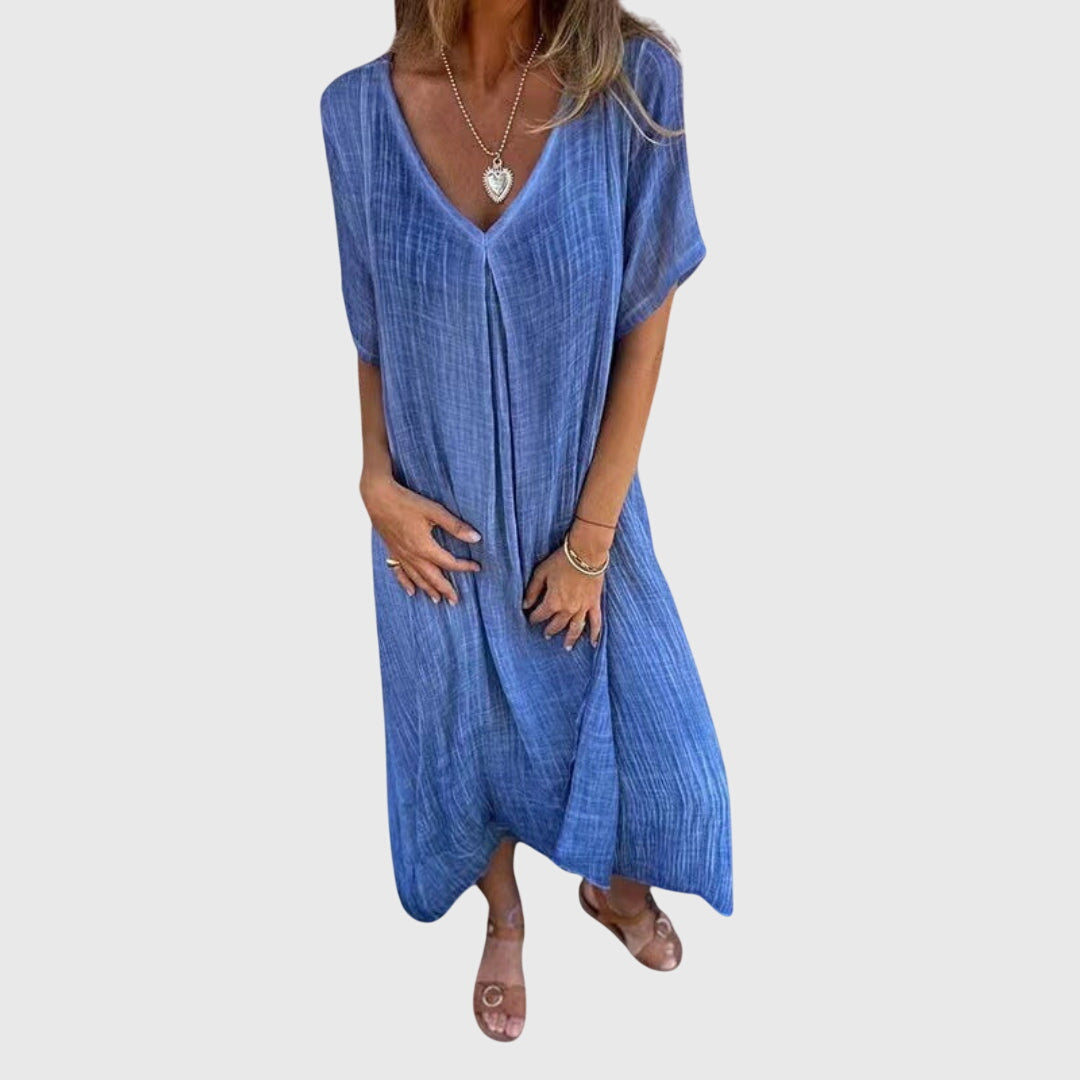 Talia | Elegant Lightweight V-Neck Dress