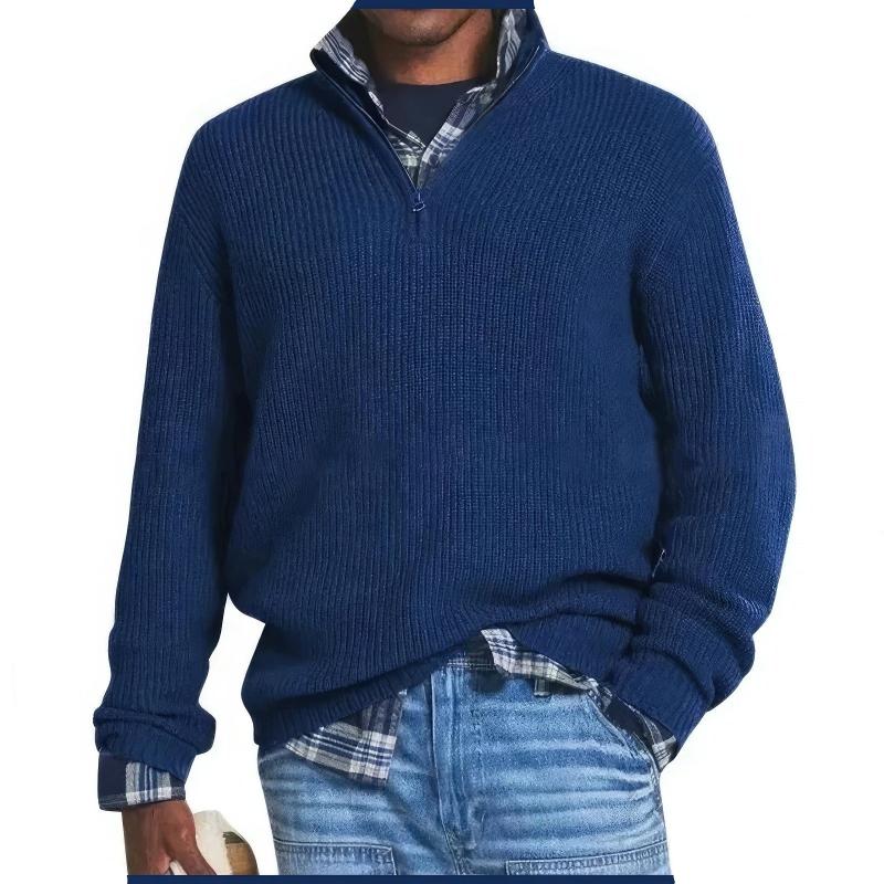 Talia | Knitted Zip Sweater for Men